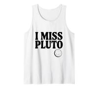 I Miss Plutone Divertente Nostalgico Amante dello Spazio Canotta