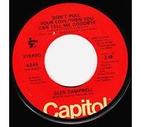 i miss you tonight / don't pull your love/then you can tell me goodbye 45 rpm single