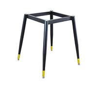 I mobili per le gambe supportano i piedi. Metal Table Legs Heavy Duty Desk Legs Iron Furniture Legs,Dining with Screw and Suction Cup,Two installation Methods(Black+gold,45*45cm(18*18in))