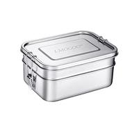 I-MOGOO Premium in Acciaio Inox Lunch Box 2000ML Lunch Box Large,con 2 Scomparti, BPA & Plastic-Free,Lunch Box per Soggetti per Escursioni/Viaggi/Scuola Bambini
