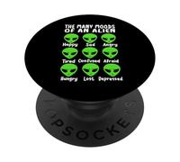 I molti stati d'animo di un alieno PopSockets PopGrip Adesivo