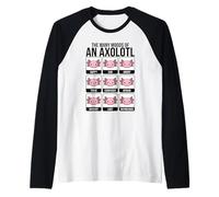 I Molti Stati d'animo di Un Axolotl Maglia con Maniche Raglan
