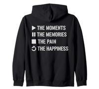 I momenti I ricordi Il Dolore La Felicità Felpa con Cappuccio