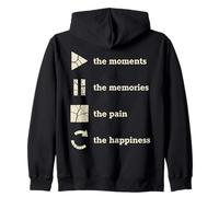 I momenti I ricordi Il Dolore La Felicità Felpa con Cappuccio