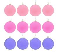 I momenti più cari migliorano le tue celebrazioni con il nostro set di palline ornamentali splendidamente realizzate (rosa)
