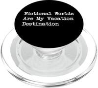 I mondi immaginari sono la mia destinazione Citazioni divertenti del lettore PopSockets PopGrip per MagSafe