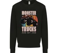 I Monster Trucks Sono Il Mio Jam Divertente Felpa Per Bambini