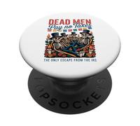 I morti non pagano tasse - Día de los Muertos Libertarian PopSockets PopGrip Adesivo