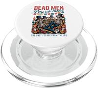 I morti non pagano tasse - Día de los Muertos Libertarian PopSockets PopGrip per MagSafe