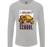 I Mostri Dei 100 Giorni Di Scuola Camion Uomo Manica Lunga T-Shirt
