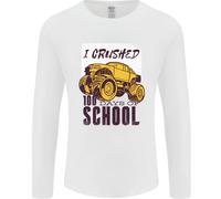 I Mostri Dei 100 Giorni Di Scuola Camion Uomo Manica Lunga T-Shirt