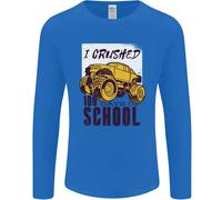 I Mostri Dei 100 Giorni Di Scuola Camion Uomo Manica Lunga T-Shirt