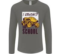 I Mostri Dei 100 Giorni Di Scuola Camion Uomo Manica Lunga T-Shirt