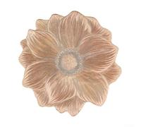 I motivi vivaci incontrano la praticità, goditi sei splendidi fiori di loto su questi segnaposto facili da pulire resistenti all'acqua (oro rosa)