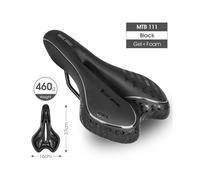 ï¼MTB 111 Nero) Sella per bicicletta MTB Sedile da ciclismo morbido da uomo Comodo cuscino da panca per