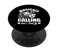 I musical stanno chiamando e devo andare amante del musical PopSockets PopGrip Adesivo