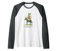 I Musicisti della Città di Brema Classic Brothers Grimm Fairy Tale Maglia con Maniche Raglan
