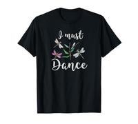 I Must Dance - Libellule ad Acquerello Maglietta