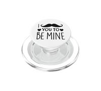 I Mustache You To Be Mine Divertente San Valentino PopSockets PopGrip per MagSafe