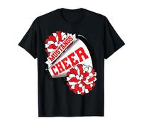I Mustang rallegrano Il Ritorno a Scuola Cheerleading Spirit R Maglietta