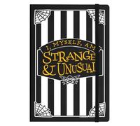 I Myself, Am Strange & Unusual - Taccuino con copertina rigida, formato A5, colore: Nero