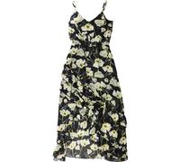 I.N.C Abito Floreale Arricciato A Righe Alte-Basse Per Donne