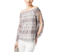 I.N.C Blusa Contadina Donna Off-The-Shoulder