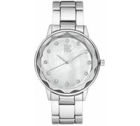 I. N.c. Donna Color Argento 36mm Madreperla Quadrante Taglio Cristallo Orologio