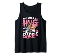 I Need A Hug from A Baddie Funny Text Graphic Flirt Meme Fun Canotta