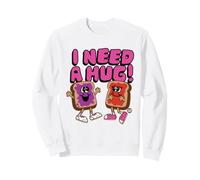 I Need A Hug Funny Peanut Butter Jelly Felpa
