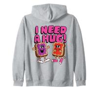 I Need A Hug Funny Peanut Butter Jelly Felpa con Cappuccio