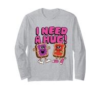I Need A Hug Funny Peanut Butter Jelly Maglia a Manica