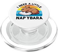 I Need A Little Napybara Sleeping Capybara Vintage Tramonto PopSockets PopGrip per MagSafe