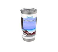 “I Need a Time Out” - by Julie Neway Bicchiere termico in acciaio inox doppia parete