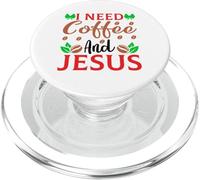 I Need Coffee And Jesus PopSockets PopGrip per MagSafe