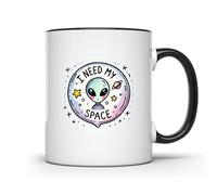 I Need My Space Tazza Unico Tazze Resistente Mug Per Ufficio Casa Latte 330Ml