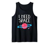 I Need Space - Time Alone, Planets Universo Galaxy Astronaut Canotta