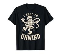 I Need To Unwind Funny Mummy Halloween Meme per Ragazzi Signore Maglietta
