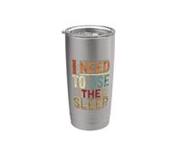 I Need To Use The Sleep Sleepy Puns Nap - Bicchiere termico in acciaio inox doppia parete