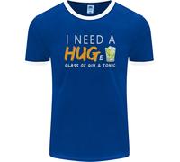 I Need un Grande Vetro Di Gin & Tonico Divertente Uomo Ringer Fotl