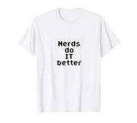 I Nerd Fanno Meglio Informatica Tech Geek Software Developer Dos Maglietta