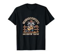 I neuroscienziati stanno Rootin' Tootin' Racoon Guitar Maglietta