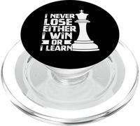 I Never Lose Either I Win Or I Learn PopSockets PopGrip per MagSafe