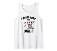 I Never Pass On A Bower - Funny Michigan Humor Euchre Canotta
