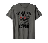 I Never Pass On A Bower - Funny Michigan Humor Euchre Maglietta