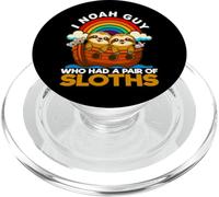 I Noah Guy che aveva un paio di bradipi religiosi dell'arca di Noè PopSockets PopGrip per MagSafe