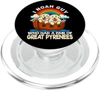 I Noah Guy che aveva un paio di cani dell'arca di Noè dei Grandi Pirenei PopSockets PopGrip per MagSafe
