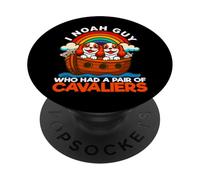 I Noah Guy che aveva un paio di cavalieri King Charles Spaniel PopSockets PopGrip Adesivo