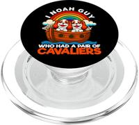 I Noah Guy che aveva un paio di cavalieri King Charles Spaniel PopSockets PopGrip per MagSafe