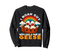 I Noah Guy Che aveva Un Paio di oche Noè Ark Goose Felpa